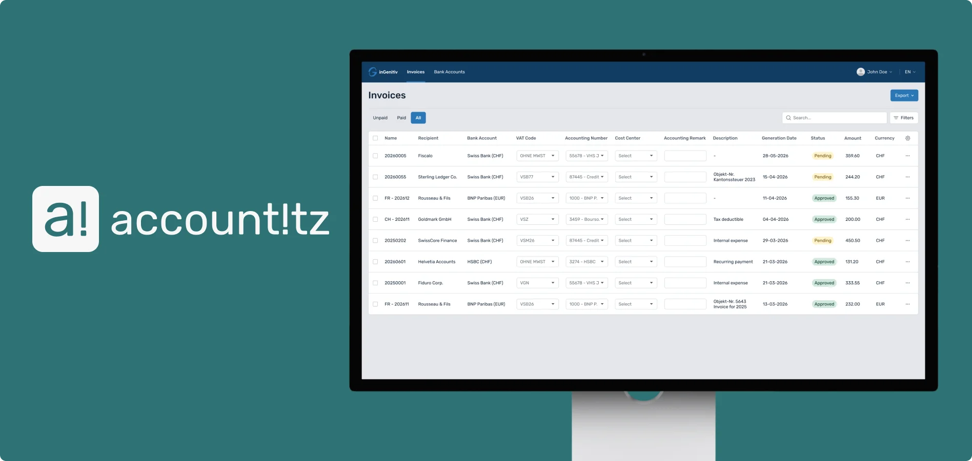 accountitz Intelligente Kreditoren