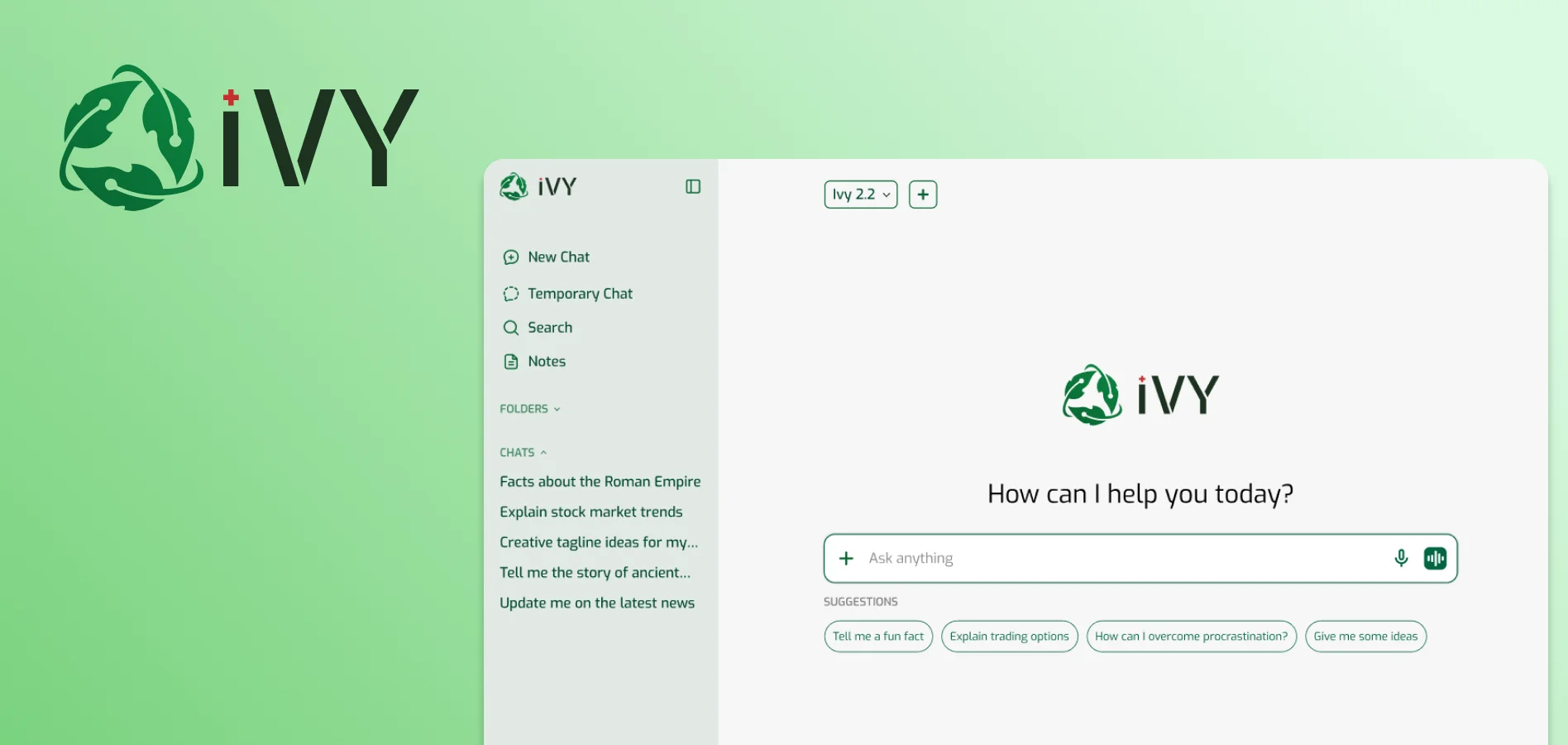 IVY – Private AI Workspace