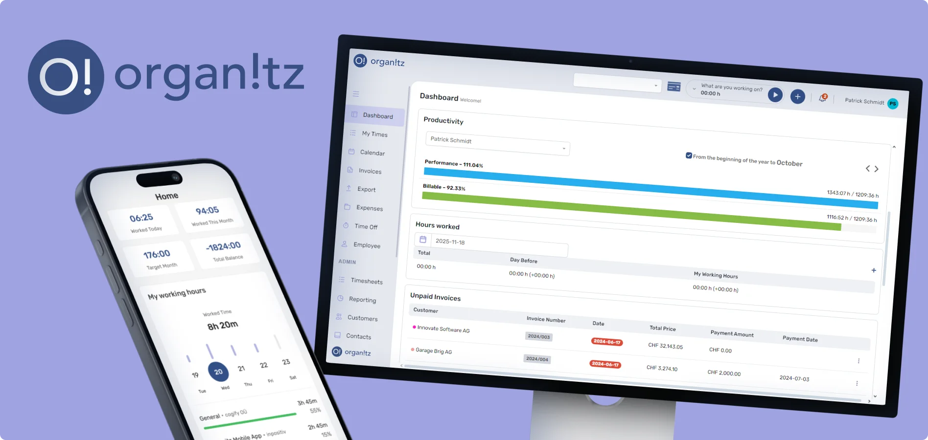 organitz Business-Plattform