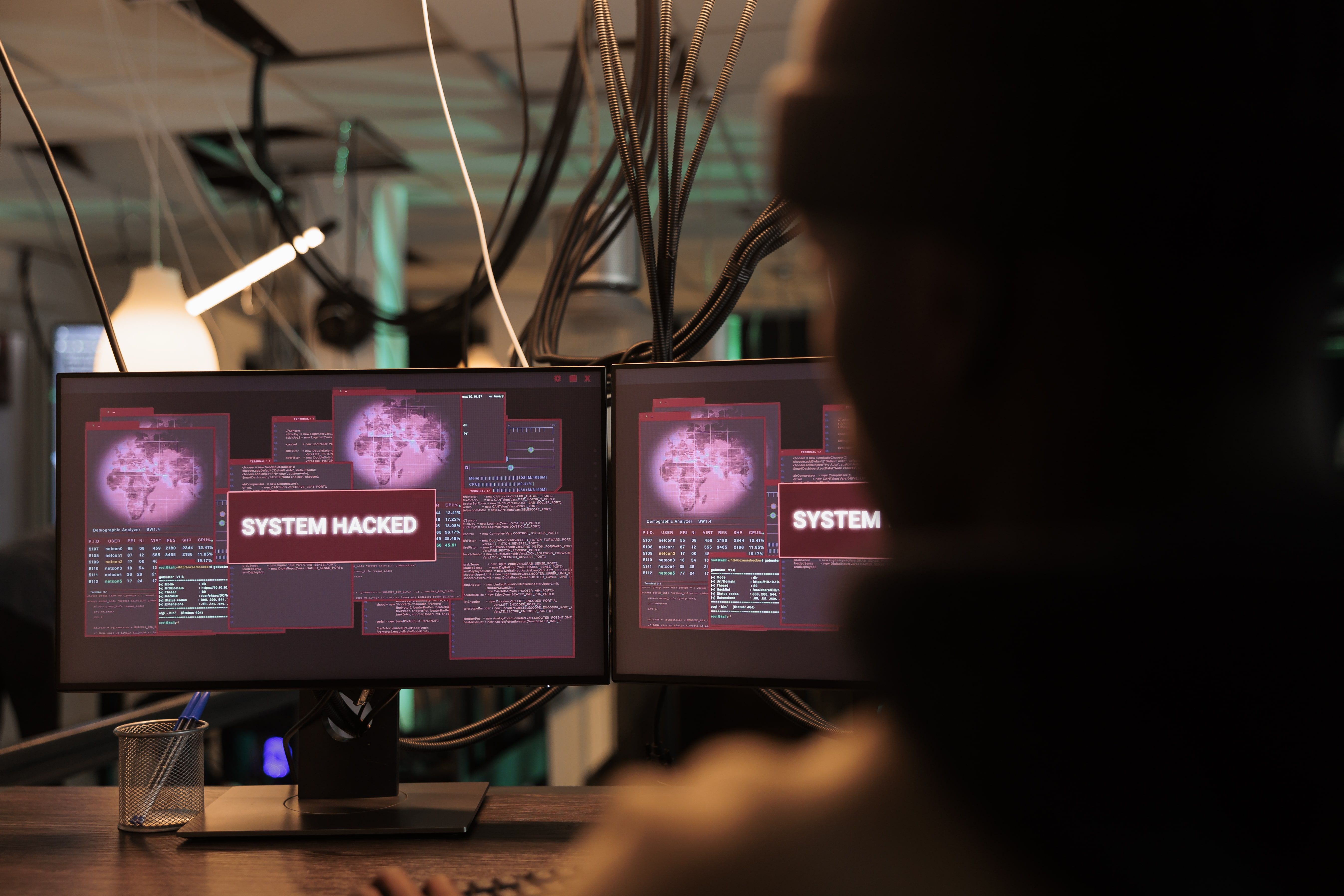 system hacked